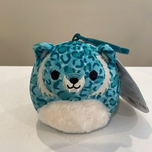 NWT 3.5” Griffin the Saber-tooth Tiger Squishmallow Clip